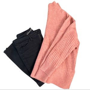 Loft Pink Turtleneck - Oversized